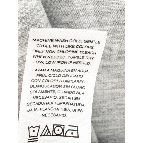 Scoop Women's Ultimate Scubaknit V Neck Sweatshirt in Heather Grey L - Picture 7 of 10